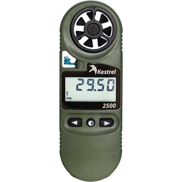 Picture of Kestrel 2500Nv Weather Meter Digital Altimeter OD Green 0825NV 730650025015