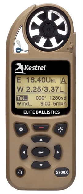 Picture of Kestrel 5700X Elite Weather Meter Tan 0857XALTANM