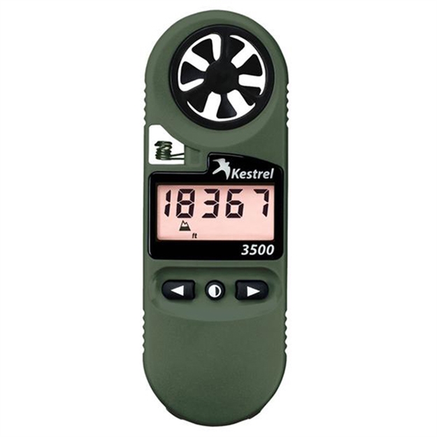 Picture of Kestrel Ballistics 3500Nv Weather Meter Digital Psychrometer OD Green 0835NV 730650035014