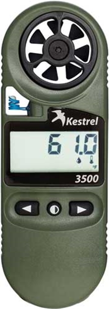 Picture of Kestrel Ballistics 3500Nv Weather Meter Digital Psychrometer OD Green 0835NV