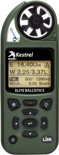 Picture of Kestrel Ballistics 5700 Elite W/Applied Ballistics And Link Olive Drab 0857ALOLV
