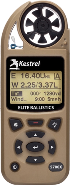 Picture of Kestrel Ballistics 5700X Elite W/ Applied Ballistics Desert Tan 0857XALTANM 730650004652