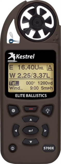 Picture of Kestrel Ballistics 5700X Elite W/ Applied Ballistics Flat Dark Earth 0857XALFDEM 730650002665
