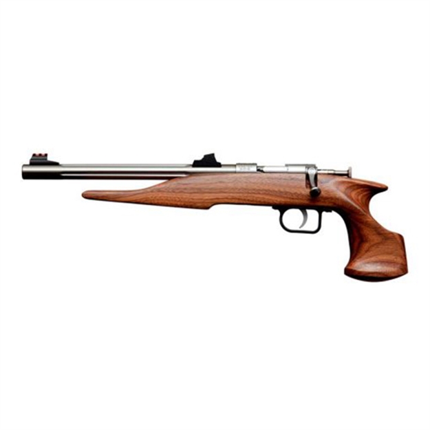 Picture of  Chipmunk 40101 Hunter  Youth Frame 22 S/L/Lr Single Shot 9" Threaded Stainless Steel Barrel, Walnut Frame, EZ Loader 645221401016