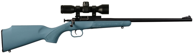 Picture of Keystone Crickett Bolt Rifle 22 Lr, Blue Syn W/Scope, Base And Mount