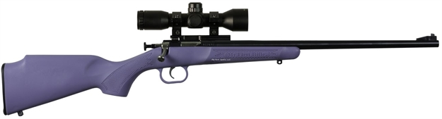 Picture of Keystone Crickett Bolt Rifle 22 Lr, Purple Syn W/Scope, Base And Mount