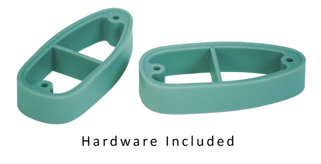 Picture of Crickett Ksa000011 Lop Spacer Kit  Blue Polymer Fits Crickett Synthetic Rifles, Kit Includes 2 3/4" Spacers, 2 Long & 2 Short Butt Plate Screws & Instruction Card 611613000112