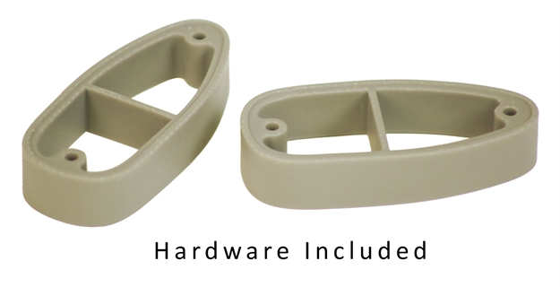 Picture of Crickett Ksa000009 Lop Spacer Kit  Tan Polymer Fits Crickett Synthetic Rifles, Kit Includes 2 3/4" Spacers, 2 Long & 2 Short Butt Plate Screws & Instruction Card 611613000099