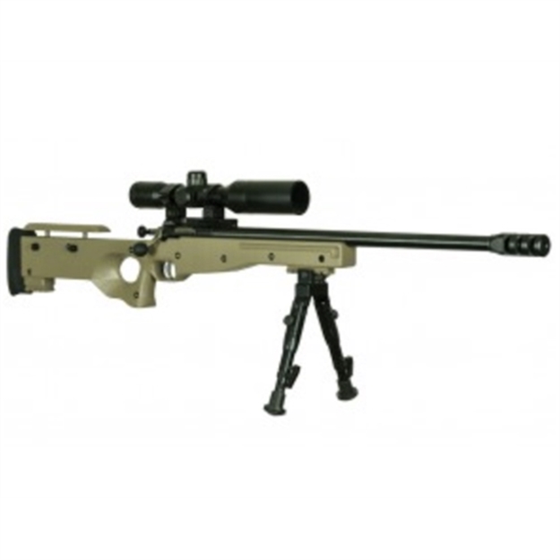 Picture of  Crickett Ksa2152 Cpr Complete Package 22 LR Caliber With 1Rd Capacity, 16.12" Barrel, Blued Metal Finish & Fixed With Adjustable Cheekpiece Flat Dark Earth Stock Right Hand 611613021520