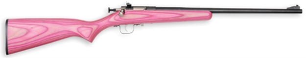 Picture of Keystone Sporting Arms Crickett 22 Youth Sgl B Pnk/Blk Lam Blue KSA225 611613002253