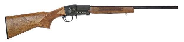 Picture of  Crickett Ksa4100 MY First Shotgun  Youth 410 Gauge 3" 1Rd 18.50" Blued Barrel/Receiver, Foldable, Fixed Modified Choke, Brass Bead Sight, Turkish Walnut Stock W/Upgraded Soft Rubber Recoil Pad 611613041009