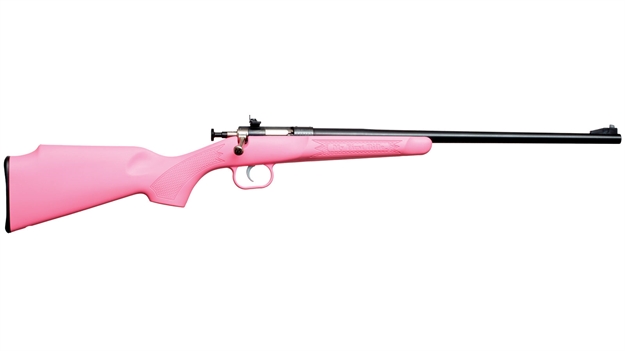 Picture of Crickett, Keystone Youth Rifle, 22Wmr, Single Shot, 16.125" Blued Barrel, EZ Loader, Scope Mount, Pink Stock