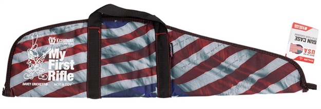 Picture of Keystone Sporting Arms Padded Rifle Case Yth Usa Flag White Logo 035USA