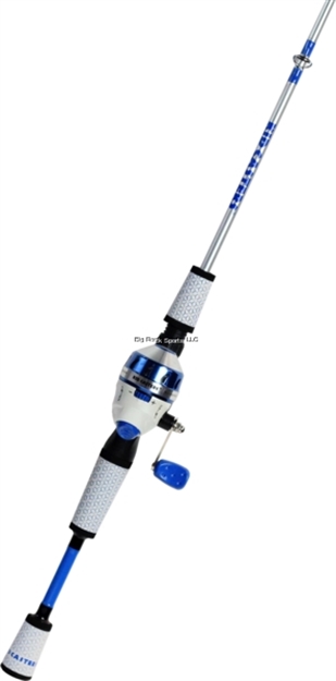 Picture of Kid Casters 48" Fishing Combo, 2 Piece Rod, Micro Reel - Blue