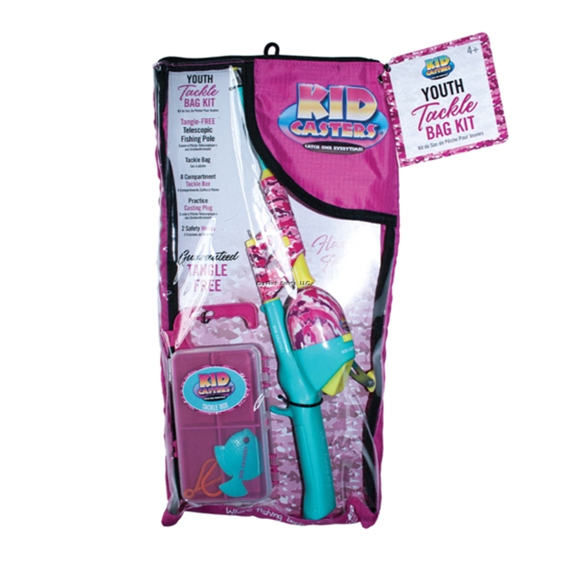 Picture of Kid Casters Kid Casters Youth Tackle Box: Removable Tray Included Kctbpink
