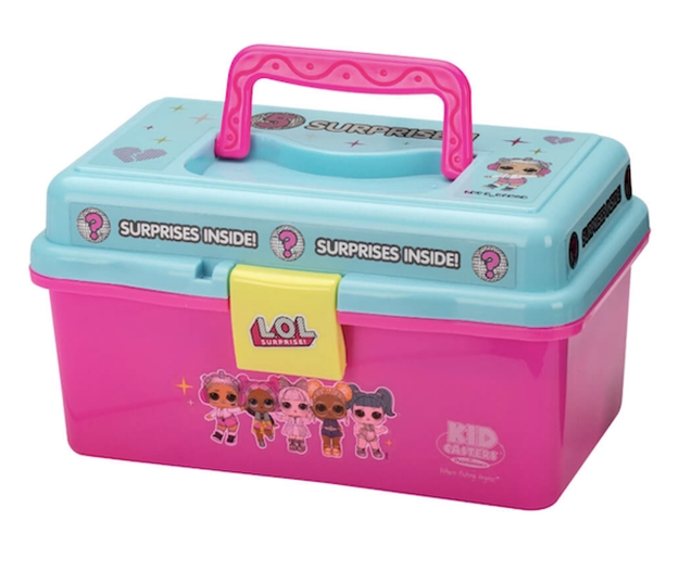 Picture of Kid Casters Lol Surprise! Play Box,Removable Tray,Easy Locking Latch,7 Fishing Surprises Inside LOLTB 850011563571