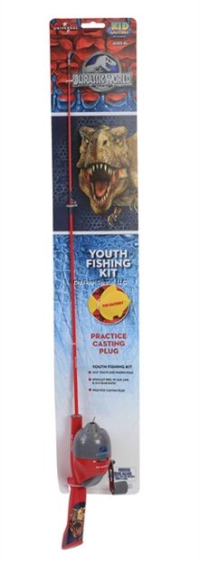 Picture of Kid Casters Spincast Fishing Kit, 3.1:1 Gear Ratio, Practice Casting Plug