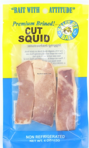 Picture of Killer Bee Premium Brined Bait Cut Squid 4Oz