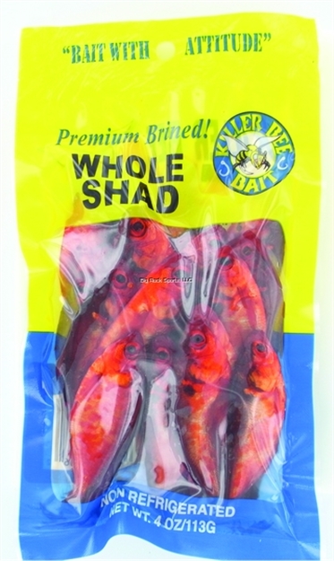 Picture of Killer Bee Premium Brined Bait Injured Whole Shad 4Oz