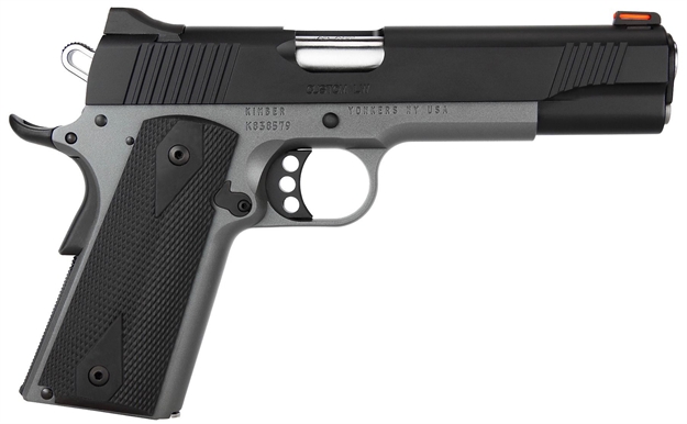 Picture of  Kimber Mfg.,Inc 3700693Ca Custom LW Shadow Ghost (Ma) 45 Acp 8+1 5" Kimpro Black Stainless Steel Slide Double-Diamond Checkered Rubber Grip 669278976938