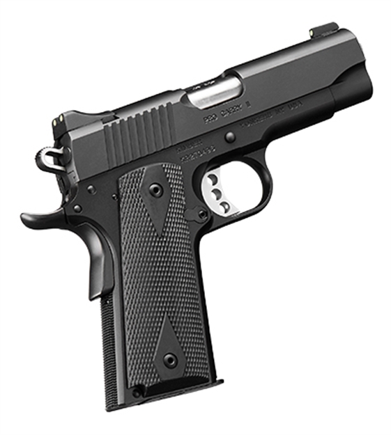 Picture of Kimber Mfg.,Inc 3200051Ca Pro Pro Carry II (Ca) 45 Acp 7+1 4" Steel Slide Matte Black/Black Synthetic Double Diamond Checkering Grip KIM3200051 669278320519