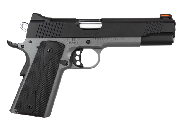 Picture of  Kimber Mfg.,Inc 3700786Ca Custom LW Shadow Ghost (Ma) 9Mm 9+1 5" Kimpro Black Stainless Steel Slide Double-Diamond Checkered Rubber Grip