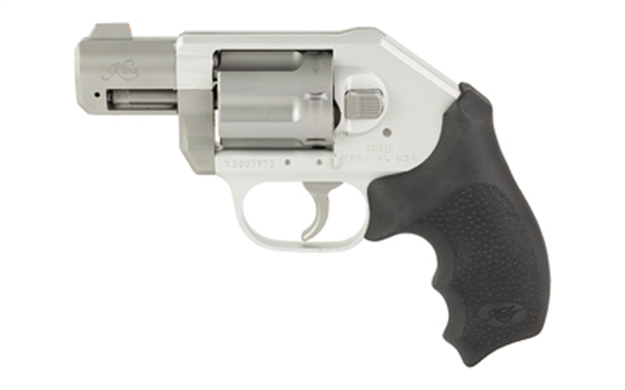 Picture of  Kimber Mfg, Inc 3400034 K6xs  Small 38 Special +P 6 Shot 2" Glass Bead Stainless Steel Barrel, Silver Kimpro II Aluminum Frame, Black Hogue Rubber Grip, Concealed Hammer 669278340340