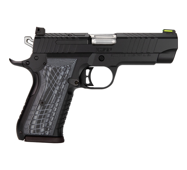 Picture of  Kimber Mfg.,Inc 3100010 Kds9c  9Mm 15+1 4.09" Kimpro Black Front And Rear Serrations Stainless Steel Slide Gray And Black G10 Crosshatch Grip