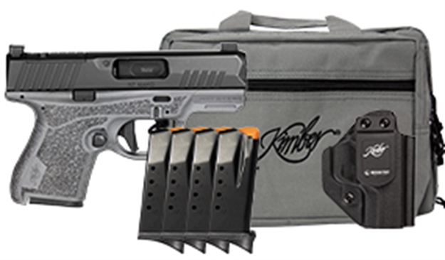 Picture of  Kimber Mfg.,Inc 3800023 R7 Mako OR Bundle 9Mm 10+1 3.37" Fnc Stainless Steel Slide Molded Stippling Gray 669278380230