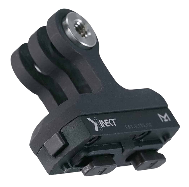 Picture of  Kinetic Development Group Kin5-500  GO Pro Mount For Standard Magpul Mlok Slots Black Aluminum