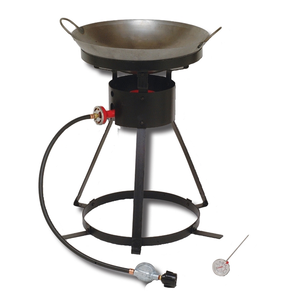 Picture of King Kooker #24Wc-24In Outdoor Cooker W/Steel Wok-2 Utensils