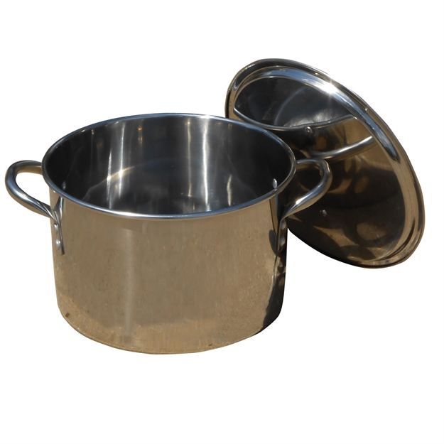 Picture of King Kooker #Kk20s-20 Qt. Polished Stainless Steel Pot W/Lid