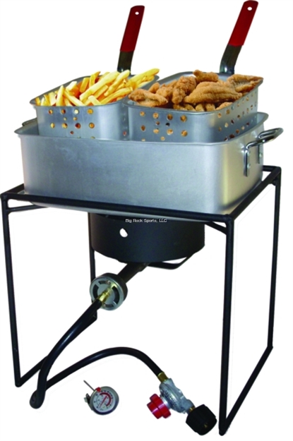 Picture of King Kooker Rectangular Outdoor Cooker Alum Pan & Baskets