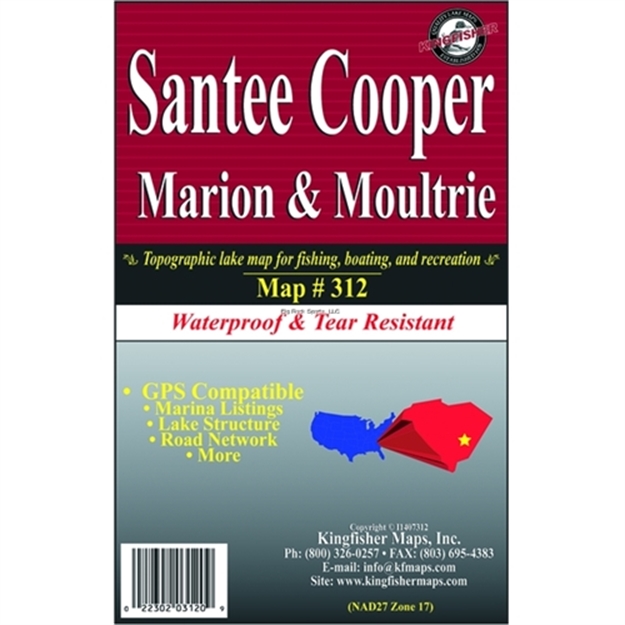 Picture of Kingfisher Gps/Contour Map Marion-Moultrie SC