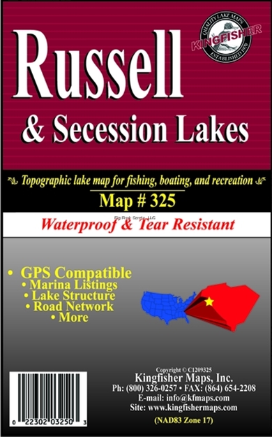 Picture of Kingfisher Gps/Contour Map Russell SC