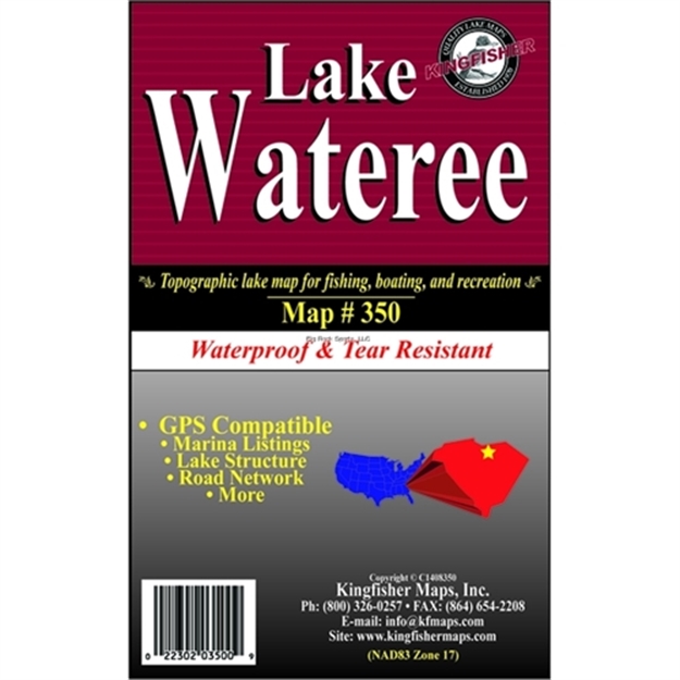 Picture of Kingfisher Gps/Contour Map Wateree SC