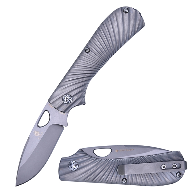 Picture of Kizer Zipslip Folder 2.84 IN Overall 6.83In Titanium Handle