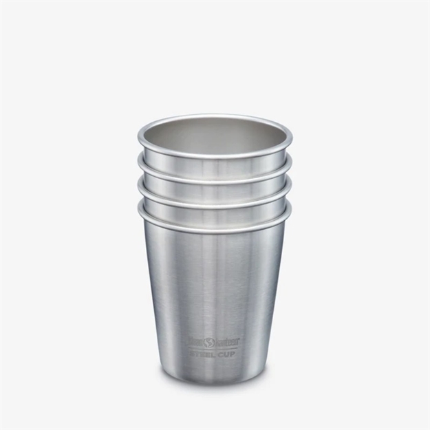 Picture of Klean Kanteen 4 Pack 10 OZ Steel Cups Brushed Steel