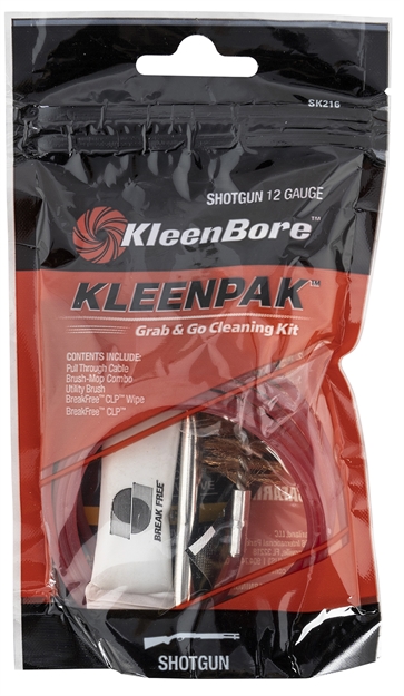 Picture of Kleenbore Sk21610 Grab & GO Cleaning Kit 12 Gauge Shotgun 10 Per Pack SK216-10 026249005003