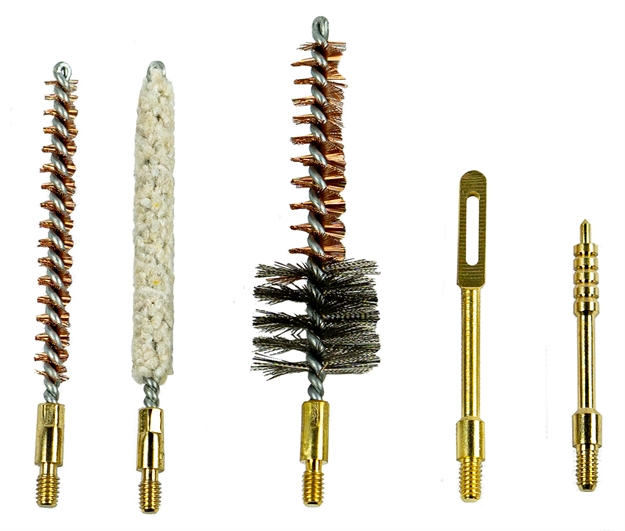 Picture of  Kleenbore 556-Set Msr/Ar Platform Accessory Cleaning Set #8-32 Thread Cotton Mop Bore Brush Bronze Bristles