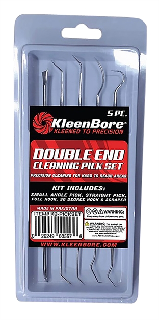 Picture of Kleenbore Kb-Pickset Stainless Steel Double Ended Gun Pick Set UT223
