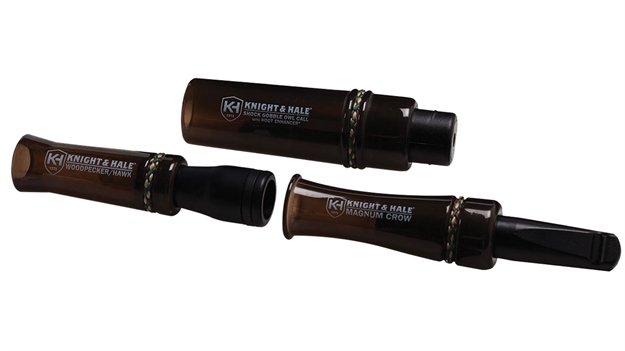 Picture of Knight & Hale Team Pinpoint Locator Call Kit, W/ Shock-Gobble, Magnum Crow & Pileated Woodpecker