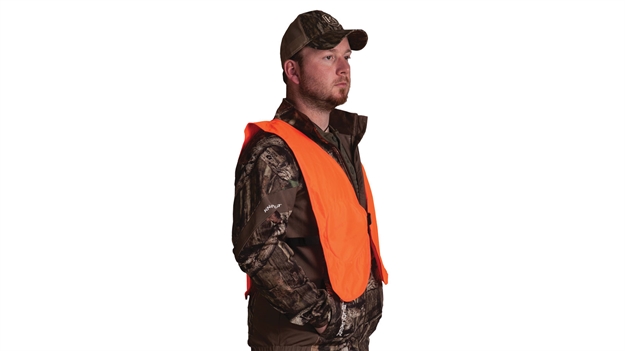 Picture of Knight & Hale & Hale Safety Vest Blaze Orange Fold Away!