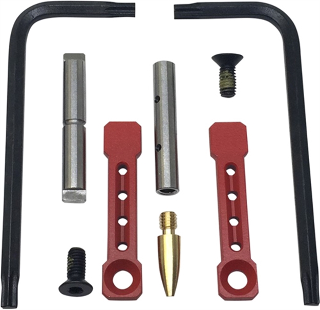 Picture of Kns Precision Pin Kit Non-Rotating Gen ST Ar15/M16 .154 Red NRTHPGENSTRED 851876003523