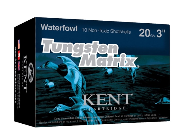 Picture of Kent Cartridge C203nt325 Tungsten Matrix  20 Gauge 3" 1 1/8 OZ 1360 Fps Tungsten 5 Shot 10 Bx/10 CS 656308990958