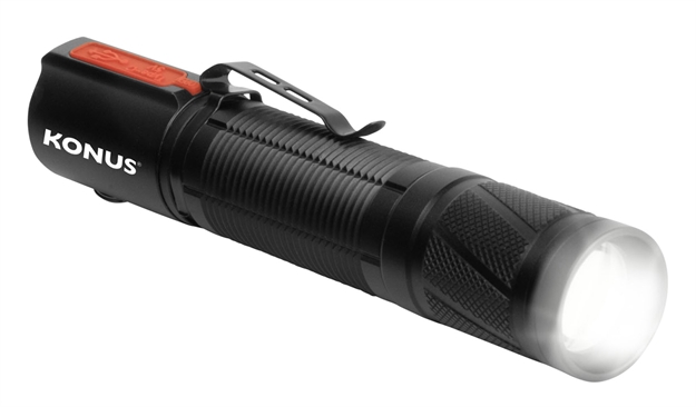 Picture of  Konus 3931 Konuslight Rc-7  Black 1200 Lumens White Led