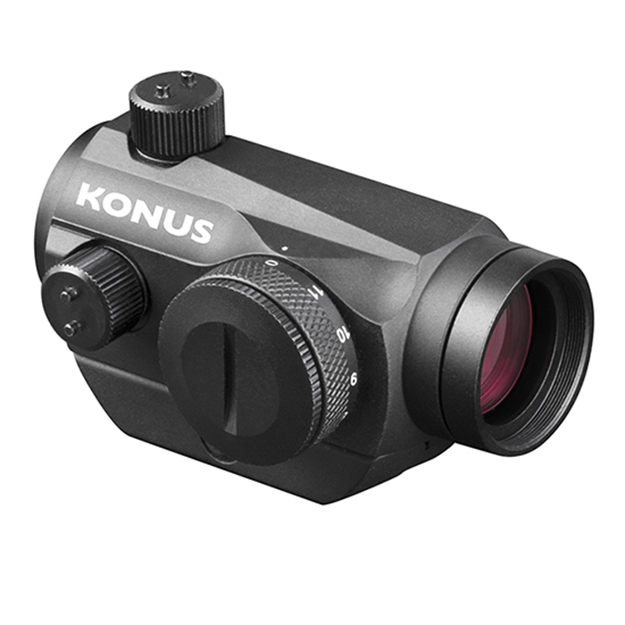 Picture of  Konus 7201 Sight Pro Atomic-R  Black 1X 20Mm 3 Moa Red Dot  Illuminated Reticle