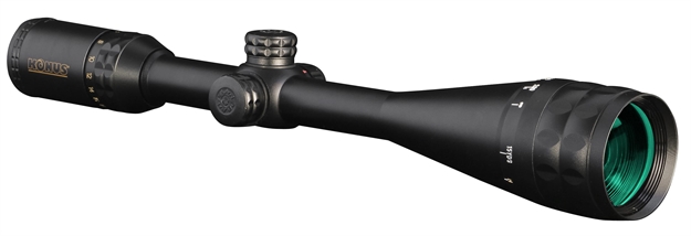 Picture of  Konus 7274 Konuspro-Plus Long Range Matte Black 6-24X50mm AO 1" Tube Dual Illuminated (Blue/Red) Engraved Crosshair W/Dot Reticle