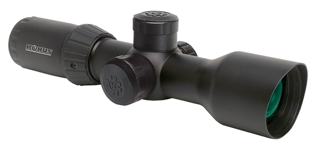 Picture of  Konus 7291 Konuspro T-30 Matte Black 3-12X44mm 30Mm Tube Dual Illuminated (Red/Blue) Engraved Ballistic 550 Reticle 698156072912