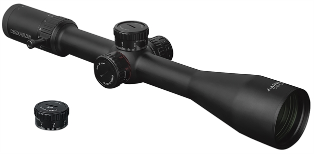Picture of  Konus 7295 Eternity  Black 6-24X50mm Illuminated Red Engraved Prs Ballistic Reticle 698156072950